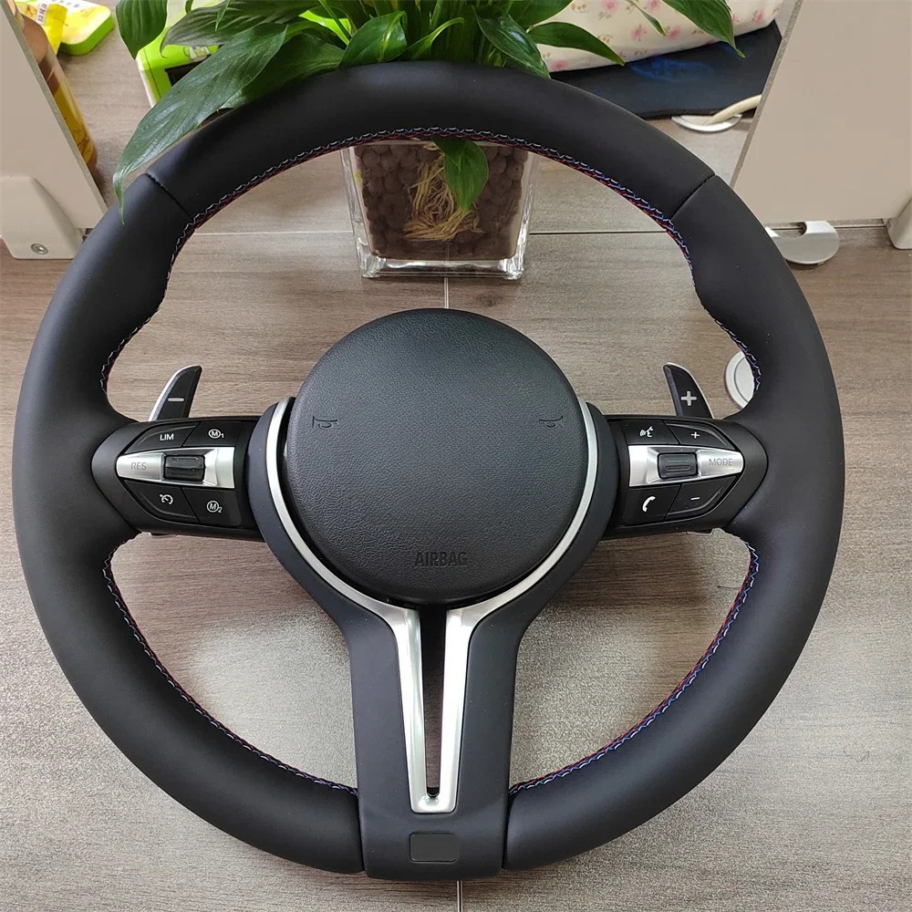 

Steering Wheel Car Accessories Leather For BMW F30 F31 F34 X1 X2 X3 2017 X4 2014-2018 F25 F32 F33 F36 F48 F39 F49 F10 F01 F03