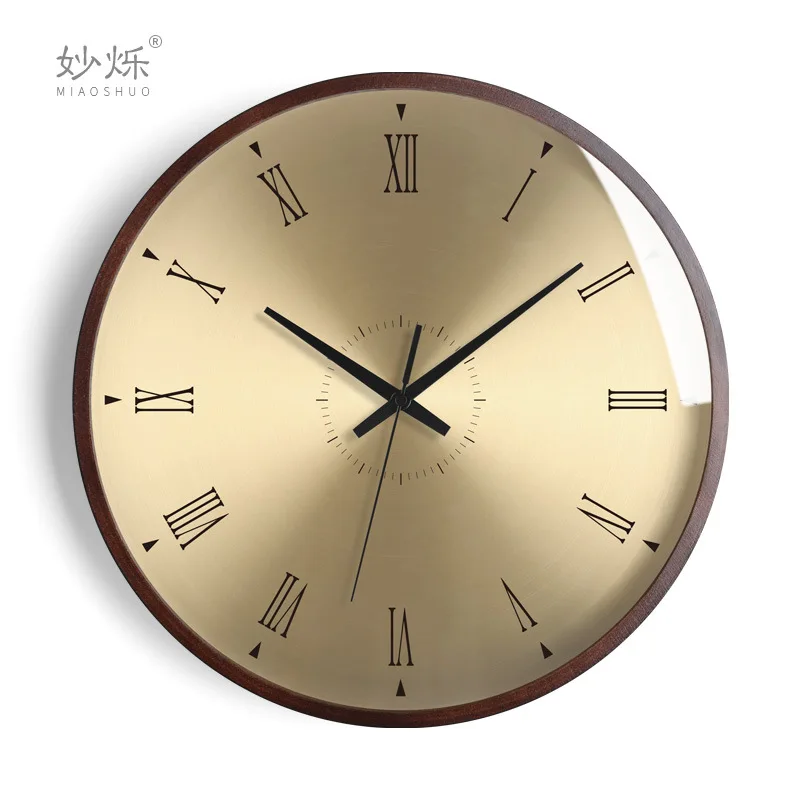 Large Round Wall Clock Color:09;Sheet Size:16 inch