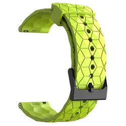 Silicone Replacement Strap for Garmin Watches - 20mm & 22mm Wristband Bracelet (Green)