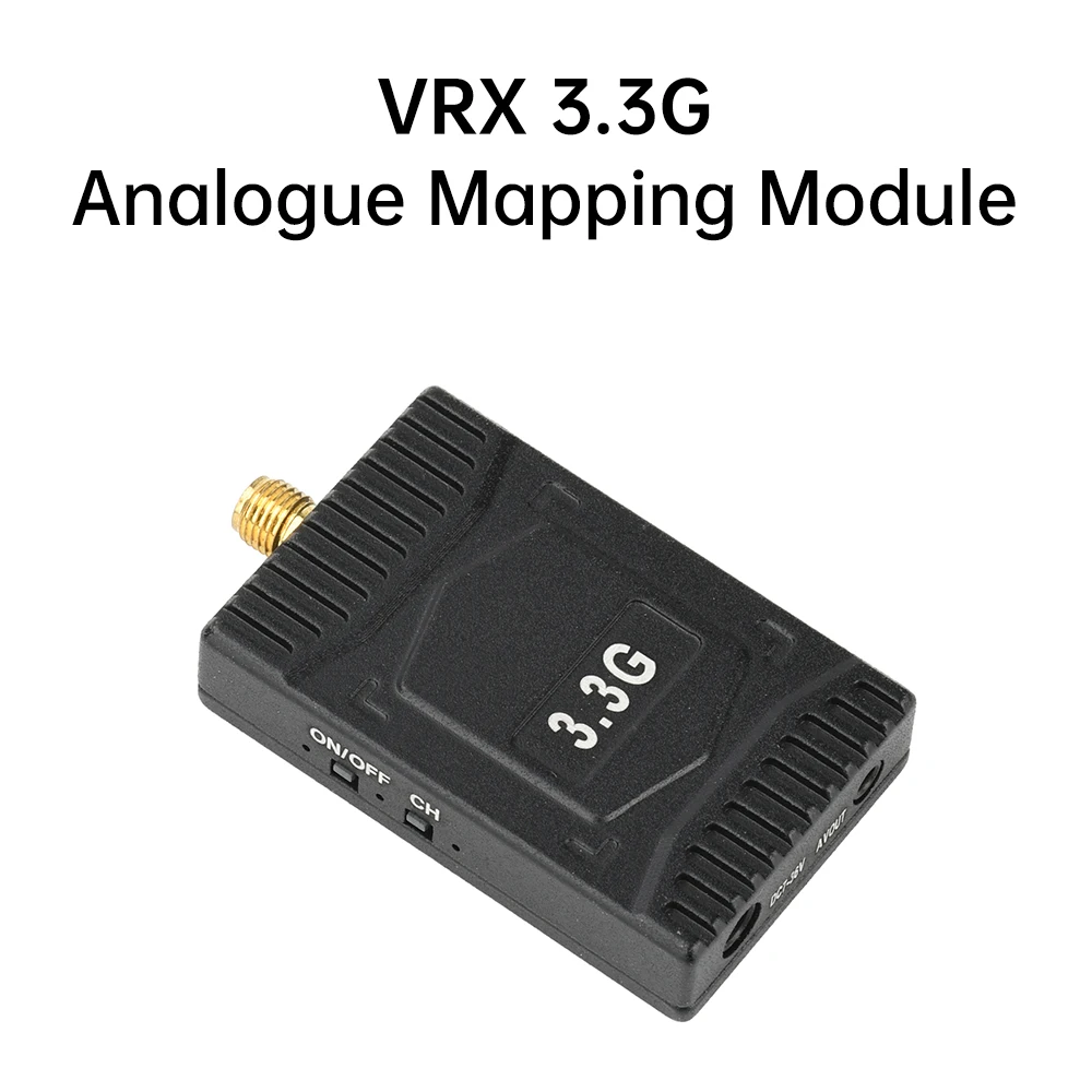 Kompletní FPV vysílač-přijímač 3,3 GHz, 6 W, dosah až 30 km pro závodní drony