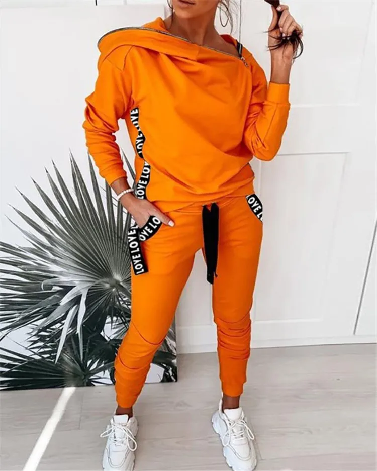 Women Casual Two Piece Set Female Patchwork Zipper Design Camouflage Printed Hooded Hoodies & Pants Set Outfits Sweatsuit hoodies velvet zipper sweatshirt and pants autumn winter women velour pant suit hoodies zipper sweatsuit women s sport suit