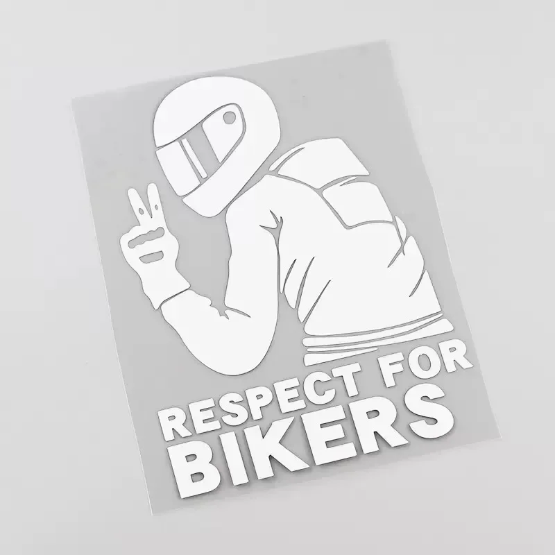 Autocolante Respect Biker vista 4