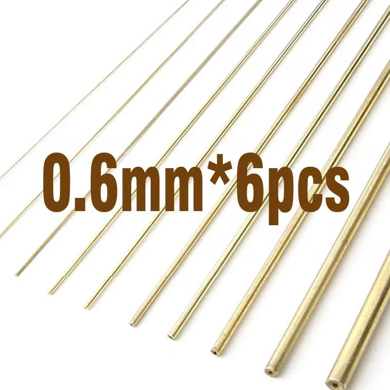 모델 DIY 개조 구리 튜브 황동 막대 0.3mm-2.0mm 모델링 액세서리 Mecha 탱크 총기 취미 업그레이드 액세서리