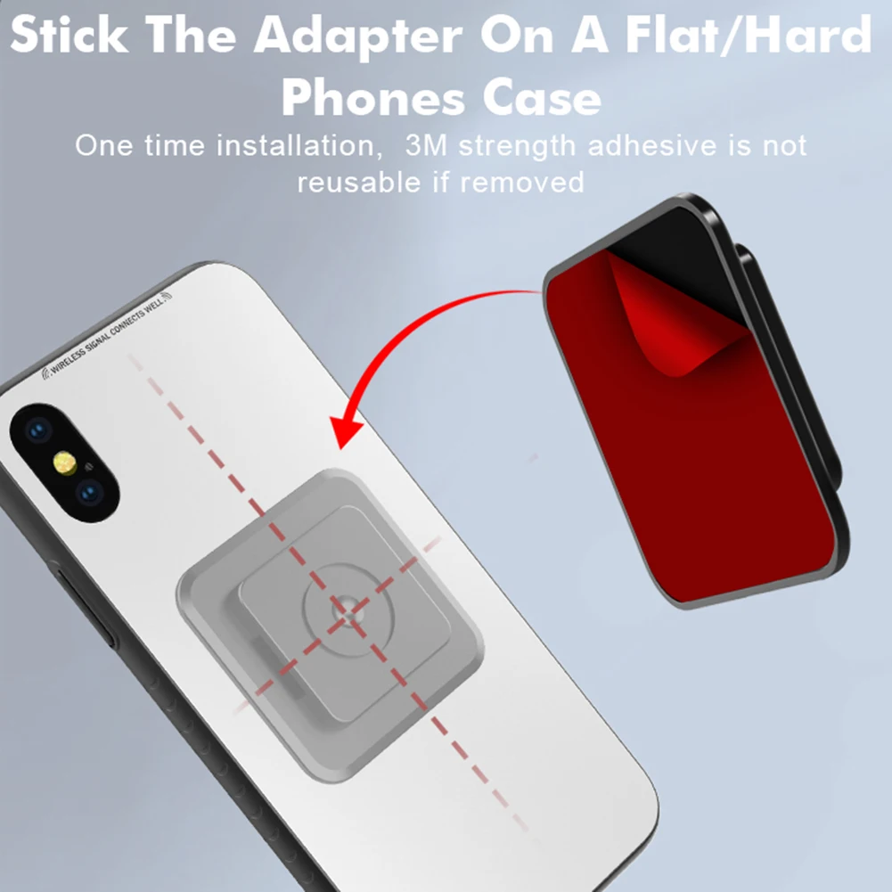 Car Mobile Phone Holder 360° Rotating Adhesive Cellphone Stand Quick Install GPS Phone Support Bracket for All Smartphones&Car