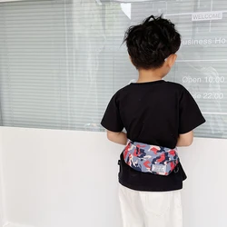 Crossbody Bag for Kids Boy Camouflage Waistbag Girl Children Casual Bag for Girls Small Belt Sports Pure Cool Shoulder Bags