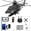 Yxznrc F11s 1:32 Apache Armed Remote Control Electric Helicopter Emulation Model Simulator Rc Aircraft Handle Control Toys Plane 2