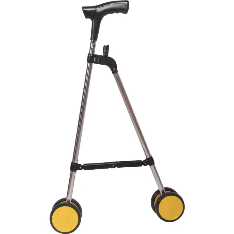 Light1.5KG Elderly Crutches with Wheels Moving Crutches Elderly Folding Crutches Helping Walk Crutch Walkers for Elderly 5