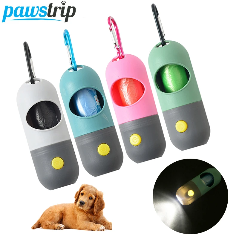 Led Light Pet Waste Bag Dispenser for Dogs Cats Dog Poop Scooper - Main Image