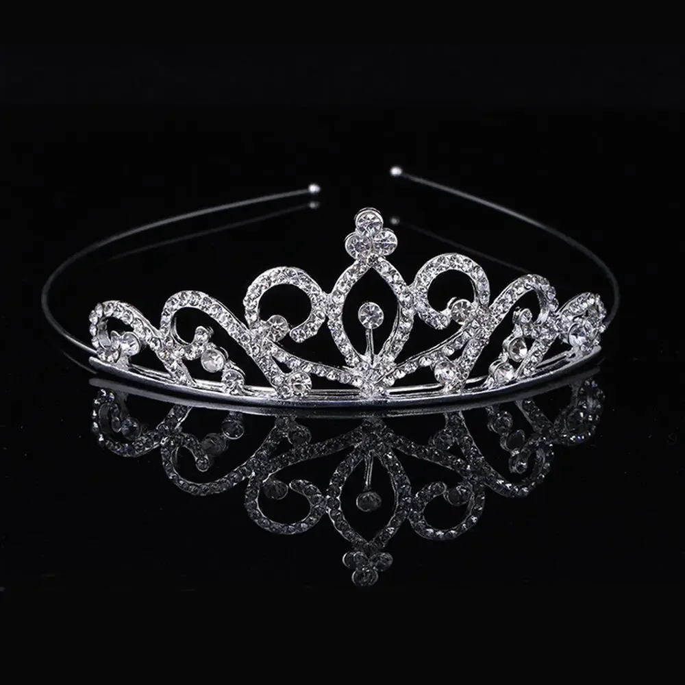Elegant Rhinestone Crown Headband
