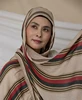 1 pièces Ramadan Hijab imprimé léopard femmes bohème aquarelle doux musulman Hijabs Floral respirant châle enveloppement écharpe foulard chaud