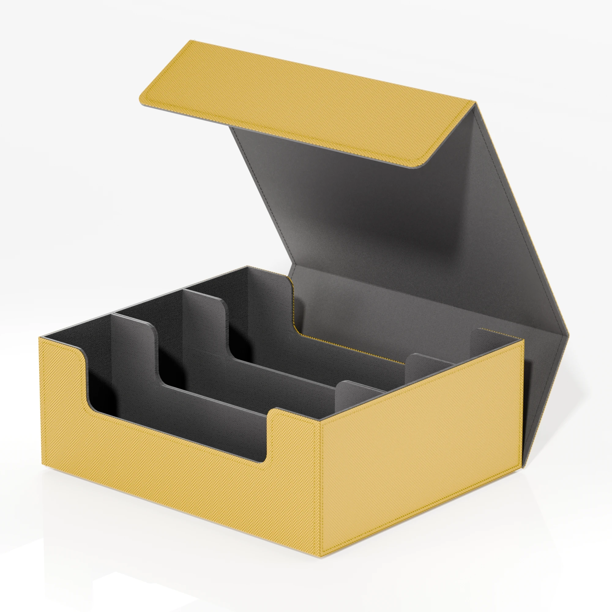 Premium TGC Deck Box - Large Capacity PU Leather Card Case with Magnetic Closure