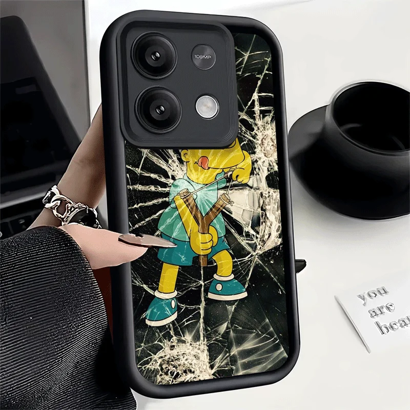 Cartoon Homers-Themed Shockproof Phone Case