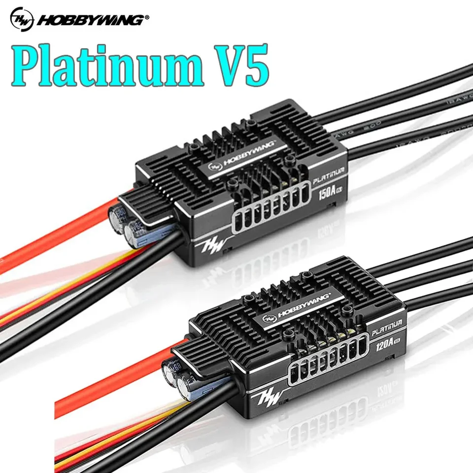 Hobbywing Platinum V5 80A 120A 150A 3-8S Brushless ESC Electric