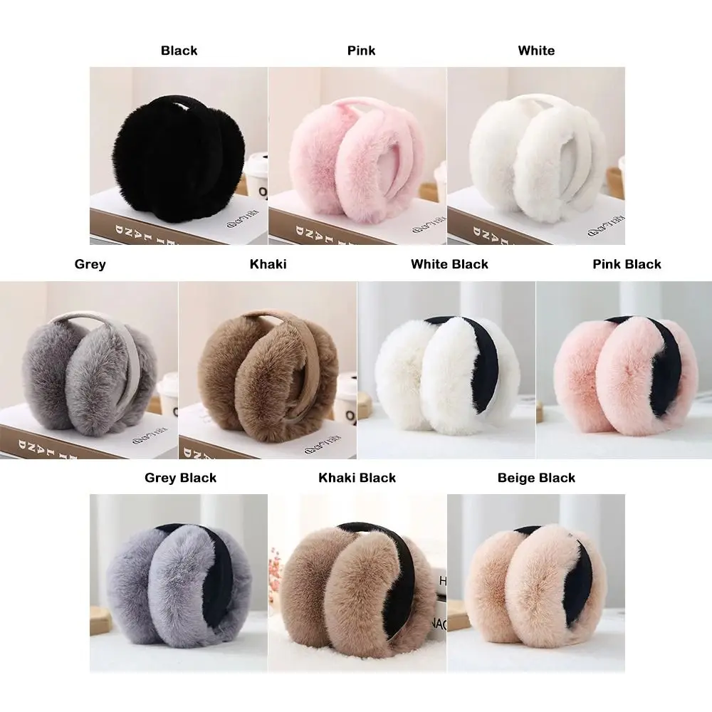 Cartoon Foldable Warmth Eartips Adjustable Anti Cold Warm Ear Cushions Gift Earmuffs Male Female
