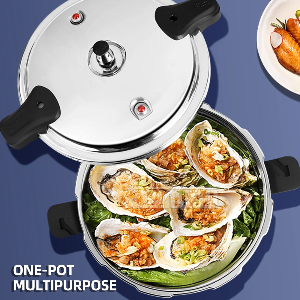 304 Stainless Steel Multifunctional Pressure Cooker 8L Household Thickening Pressure Pot 2