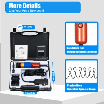 Electric Animal Fur Shears Farm Supplies Sheep Goat Shears Pets Dogs Rabbit Shearing Shaver Clipper Grooming 5