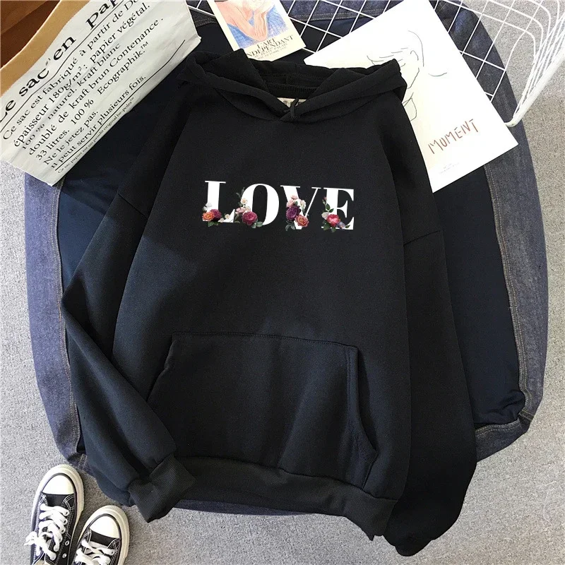 2025 New Women's Hooded Sports Shirt with Letter Printing Hoodie for Four Seasons Women's Urban Leisure Fashion, Warm and Soft H