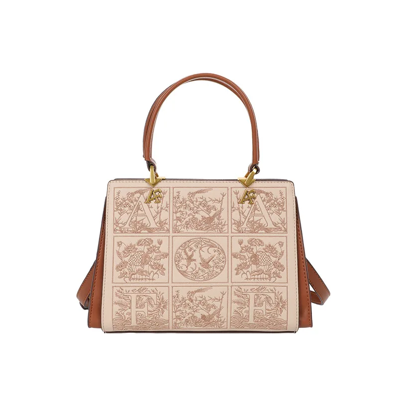 Genuine leather handbag for women 2023 new summer high-end
