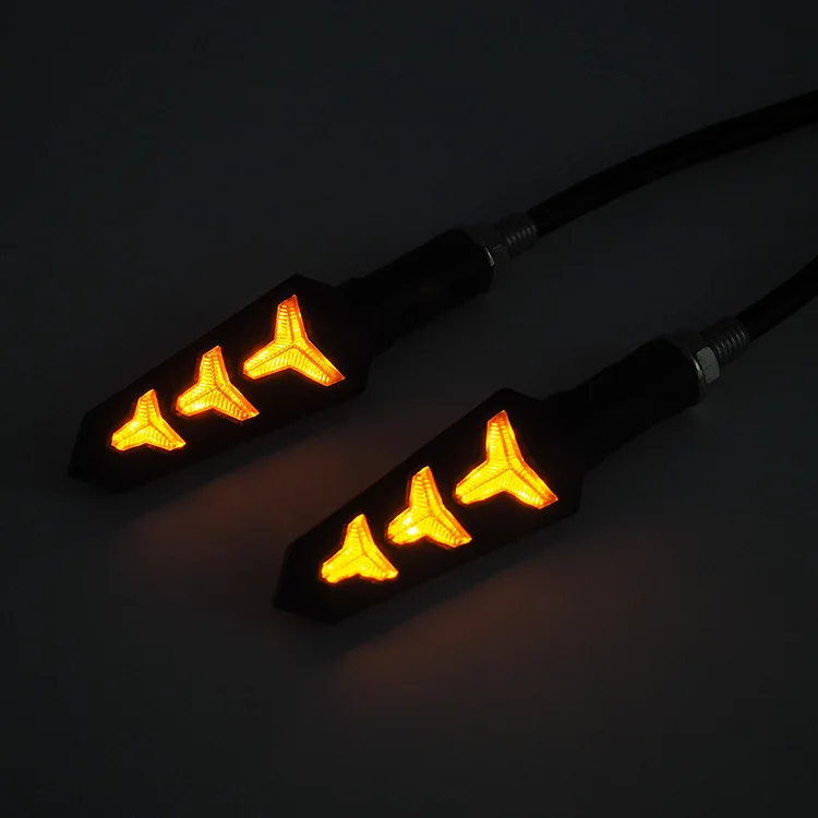 Riloer Mini 12V Led Luce Di Segnalazione Del Motociclo, Indicatore Led Giallo O
