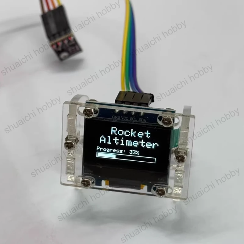 Altimètre baromètre intelligent pour fusée RC monté sur une fusée, prêt pour le vol