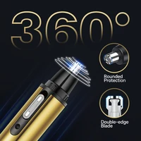 4-in-1 professional beauty kit, USB rechargeable nose and ear clipper, beard and eyebrow shaver 3
