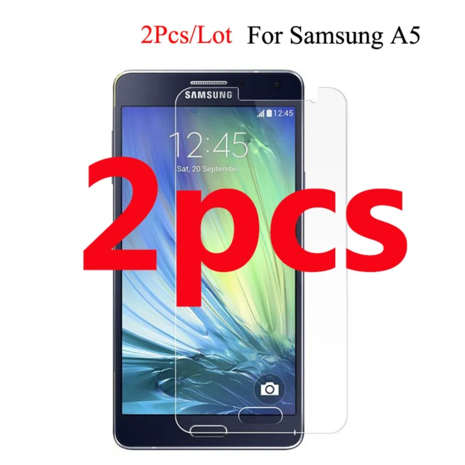 Pellicola Protettiva Per Schermo Da 2 Pezzi Per Samsung Galaxy A5 Glass A500 2015 Vetro Temperato Per Telefono Samsun Galaxy A5 2015