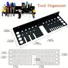 Wall Mount Tool Storage Rack, Screwdriver Holder,Pliers Organizer, Wrench Utility Shelf,38 Holes for Variety of Small Hand Tools 4