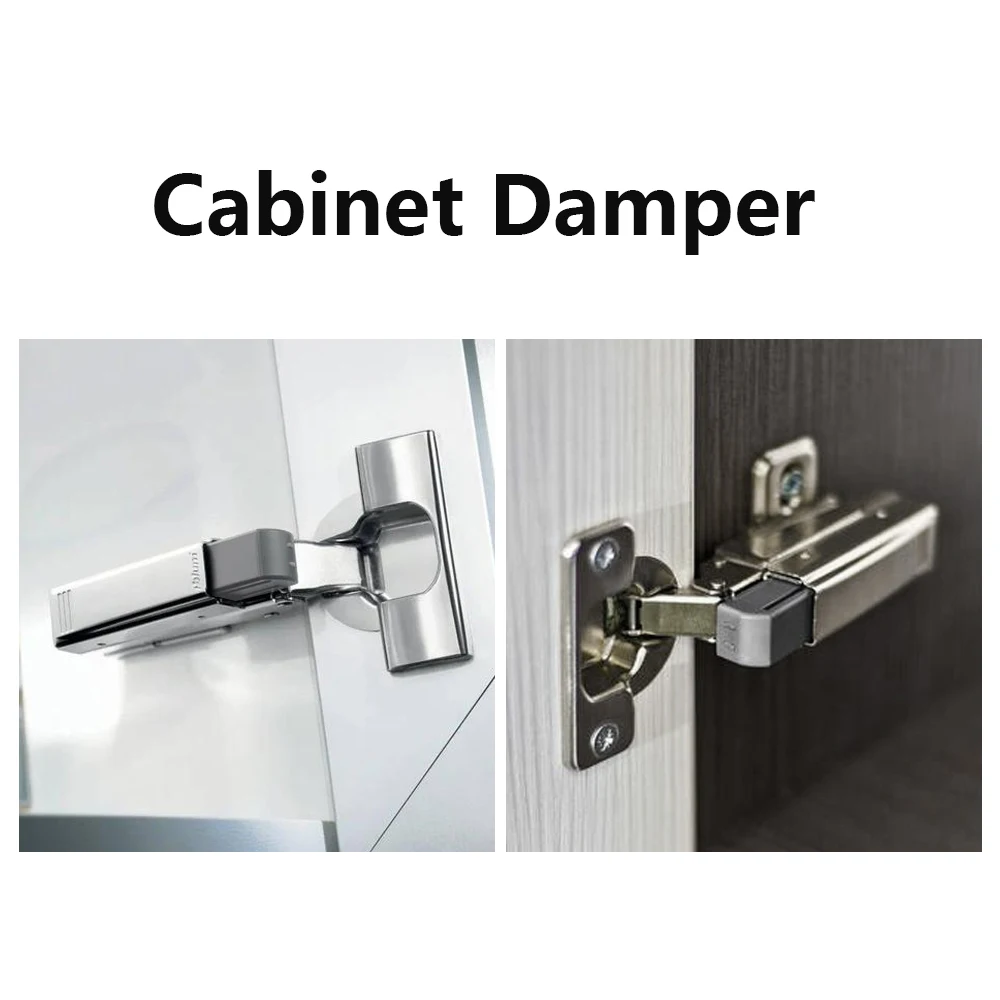 cabinet door buffer Hinge Damper Kitchen Straight Arm Full Overlay Hinge Big Middle Bend Straight Arm Clip-on Damper For Cabinet Wardrobe 1pcs