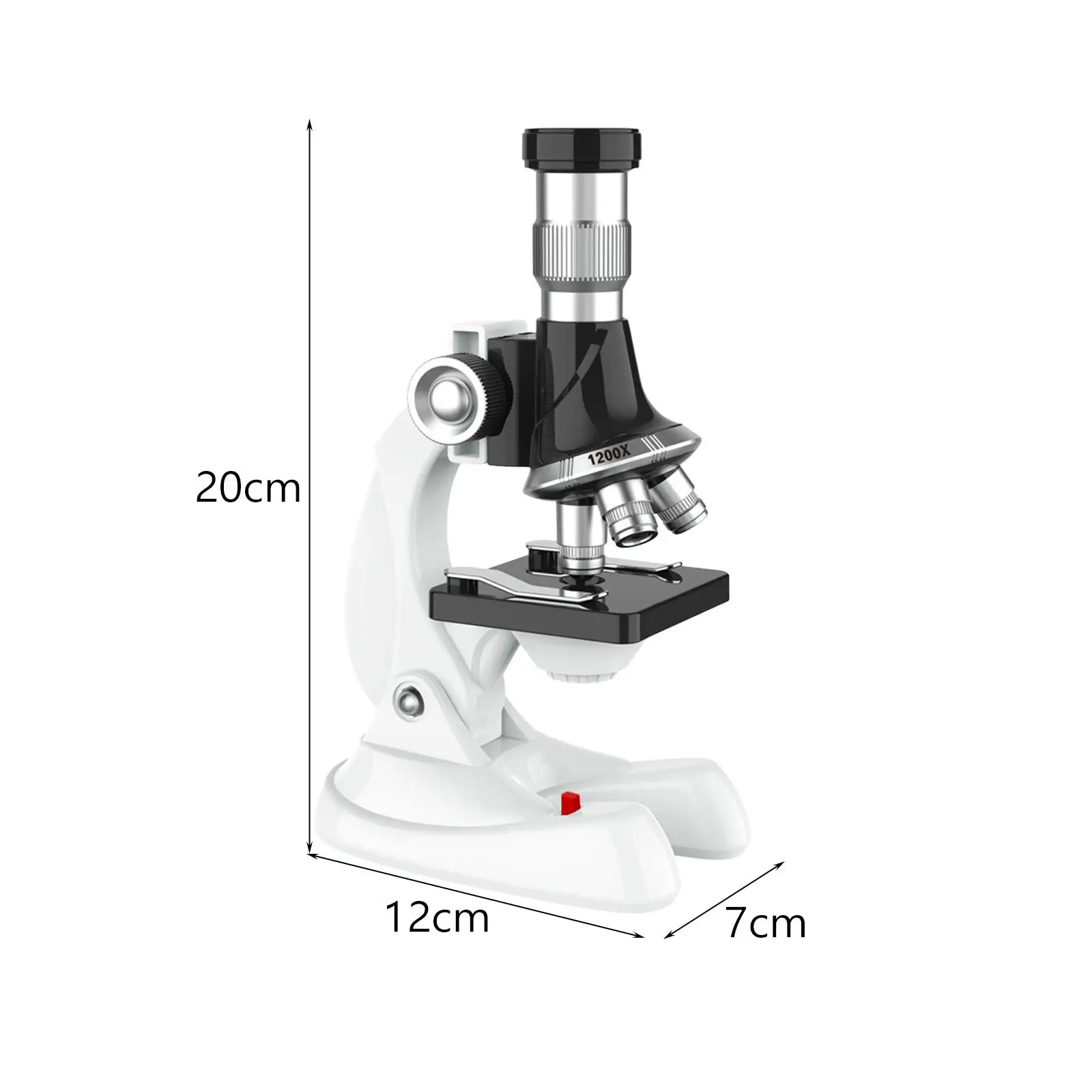 Kids Microscope Educational Toy 100x 600x 1200x Magnification Biological Microscope for Kids Children 5-7 Boys Girls Gifts images - 6