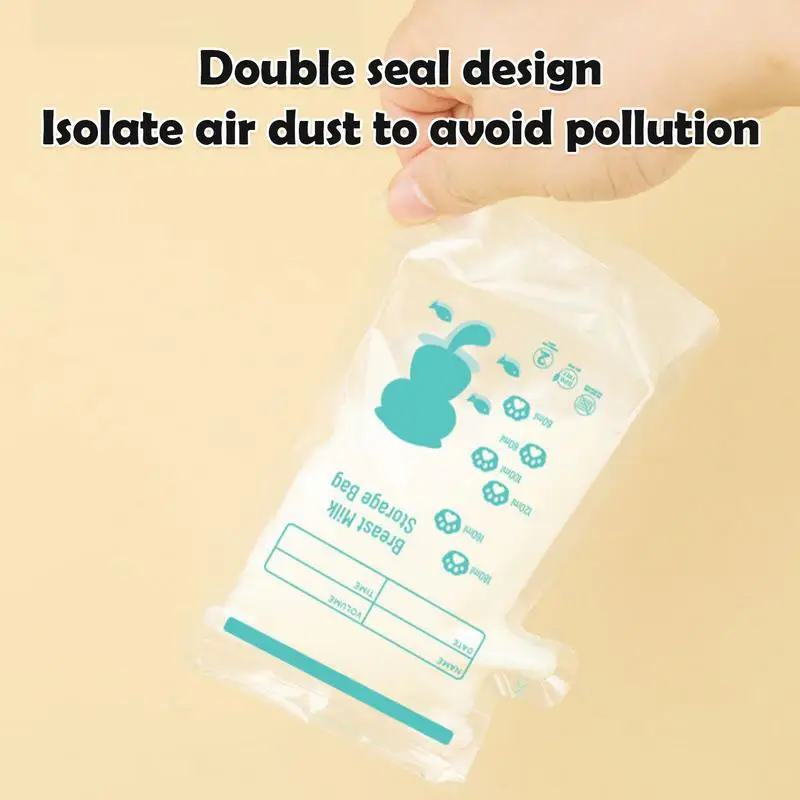 Breast milk Storage Bags 30pcs Large Capacity Breastmilk Freezer Bags for Refrigeration Freezing Pumping Breastfeeding accessory