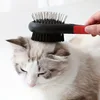 1pc Dog Brush Pet Grooming Comb Double Sided Pin Cleans For Pets Shedding And Dirt Grooming Tool Cat Grooming Supplies 3