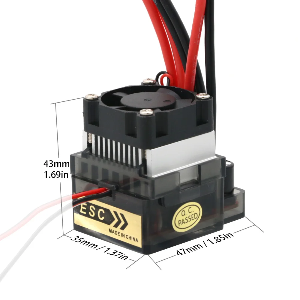 Variateur ESC 320A pour Voiture RC, 7.2-16V, BEC 5.6V 2A