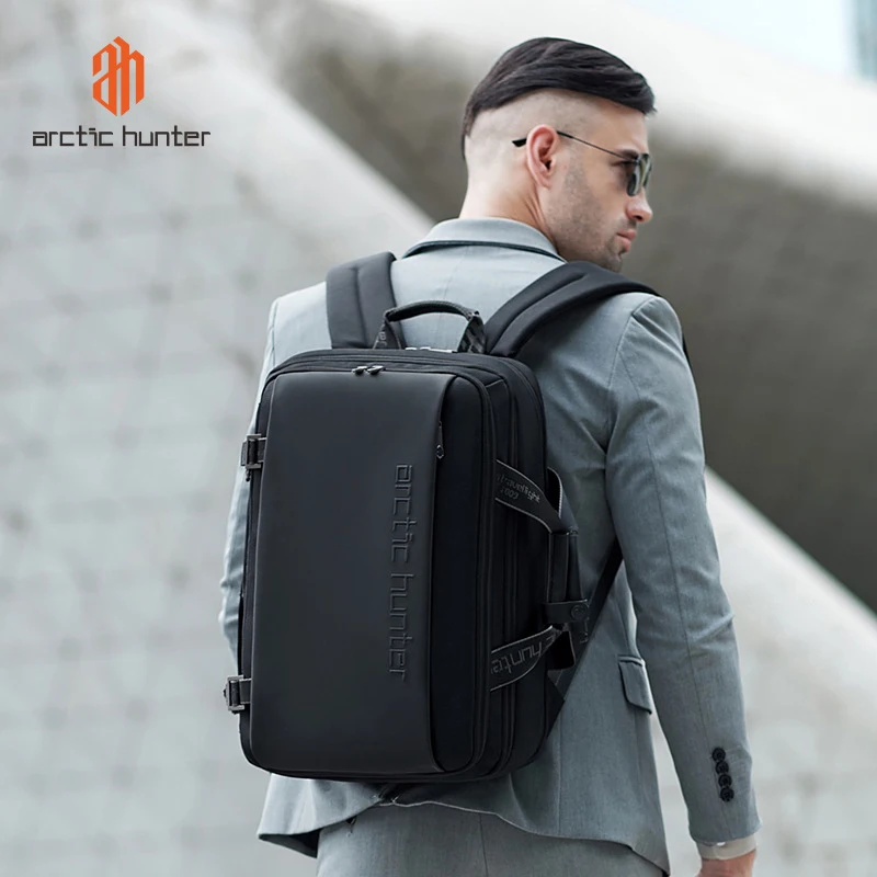 ARCTIC HUNTER New Waterproof School Backpack School Bag For College Simple Design Men's Casual Men's Business Laptop Backpacks