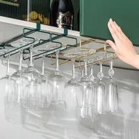 Creative hanging wine cup holder Glass cup holder wine display rack Water cup storage rack drain storage rack simple 1