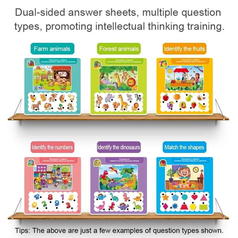 Russian Early Education Intelligent Book Electronic Children Talking and Reading Pen Toy Learning Book Pen for Kids Toys 4