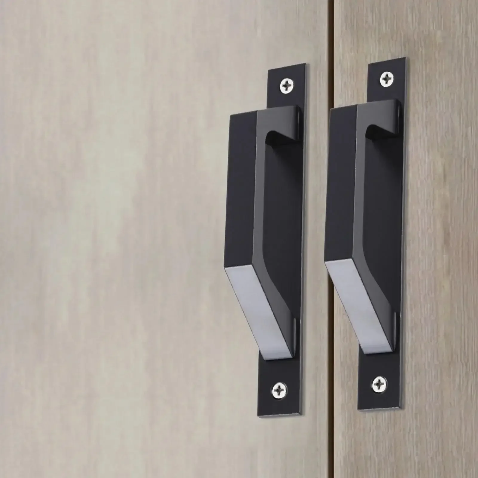 Description Picture 5 of itemDoor and Window Handles Wooden Door Aluminum Alloy Handles Push-pull Aluminum Alloy Sliding Door Cabinet Handles