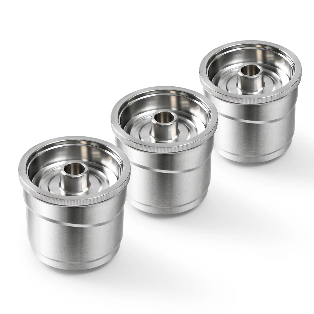 Capsule Di Caffè Riutilizzabili Per Illy X7/Illy Y3/Illy Y5 Macchina Da Caffè Cialde Di Riempimento In Acciaio Inossidabile Crema Ricca Icafilas
