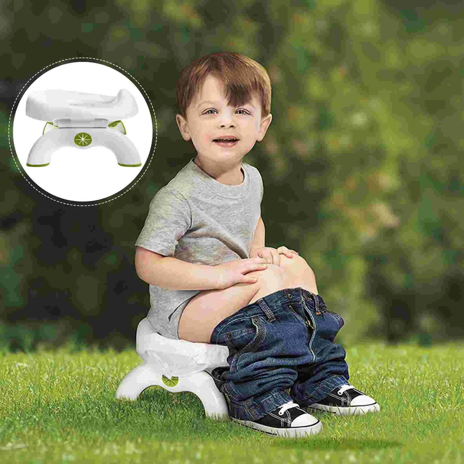 Baby Travel Potty Durable Toilet Children Kids Training Seat Folding Foldable Portable 3