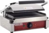 Commercial Electric Panini Sandwich Grill with Smooth Plates, 14" x 9" Cooking Surface, Commercial Countertop Panini Press, 120V 4