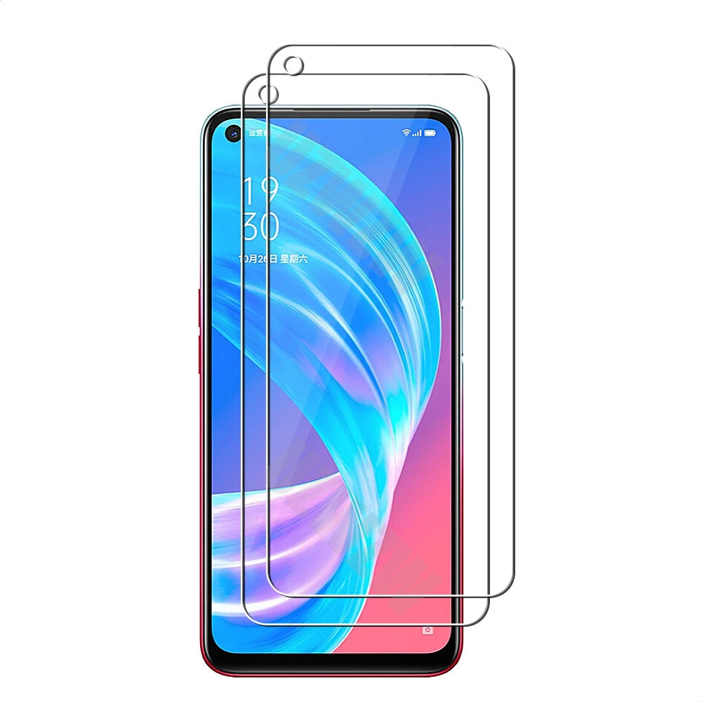 

For Oppo A72 5G Explosion Proof 2.5D 0.26mm Tempered Glass Screen Protectors Protective Guard Film HD Clear
