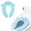 High quality Baby Foldaway Portable small packetToilet Training Seat Potty Ring Anti-skid Toilet Mat travel pot chair 3