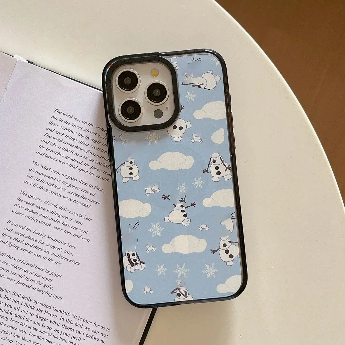 MagSafe Acrylic Snowflake iPhone 11 12 13 14 15 Pro Max Case - Protective iPhone Case with MagSafe