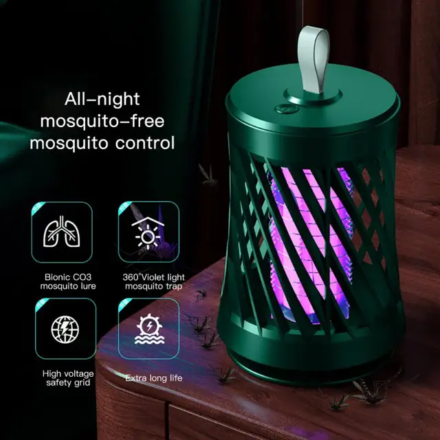 Világhullám Szúnyog Szúnyoggyilkos Nem Toxikmoszkito Gyilkos Könnyű Elektromos Sokk Szúnyoggyilkosság - Image 2