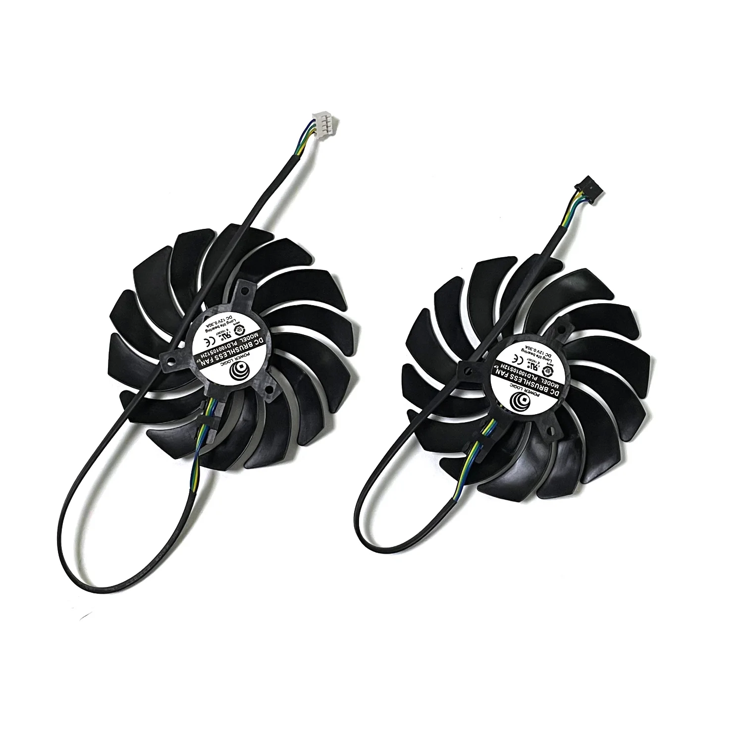 Gpu Ventilador de Refrigeração para Msi Rtx 3070 3060 3060ti Ventus 2x oc Placa Gráfica Refrigerador Peças 95 mm Pld10010s12hh Rtx3060 - Imagem 2