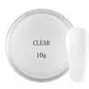 10g Pink/White/Clear Polymer Acrylic Powder 3-Colors Carving/Dipping/Extension Crystal Powder 3IN1Nude Pink Manicure Dust 6