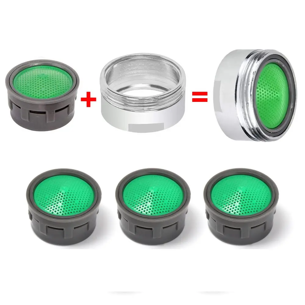 1/2/5Pcs Faucet Aerator Female Thread Nozzle Filter Water Saving Adapter ABS Bubbler Inner Core Bathroom Kitchen Faucet Parts faucet aerator faucet adapter faucet water filter faucet filter