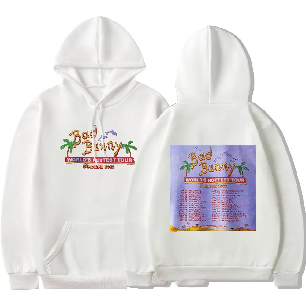 Bad Bunny 2022 Tour Double Sided Print Hoodie 4
