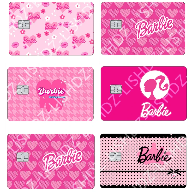 14StylesKawaiiBarbieMatteCardStickersCartoonFashionDiyCredit