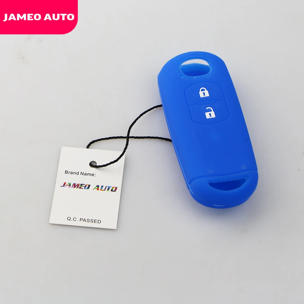 Silicone Car Remote Key Case Cover Fit for Mazda 2 3 6 Axela Atenza CX-5 CX5 CX-7 CX-9 2014 2015 Smart 2 Buttons