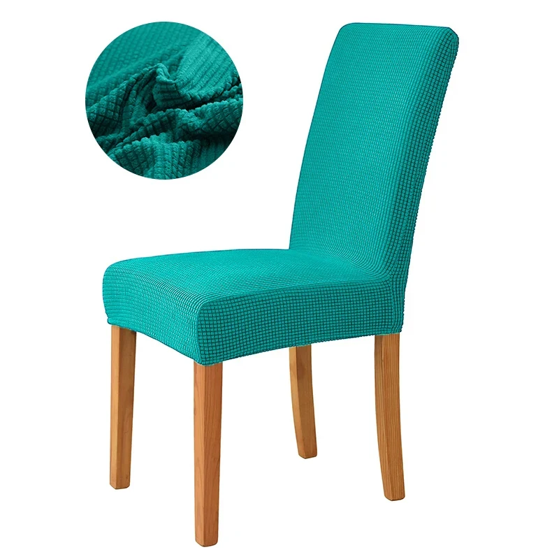 Funda de silla con respaldo Tejido Jacquard Tamaño universal Funda de silla barata Funda de silla elástica grande Fundas de silla para cocina Sala de estar